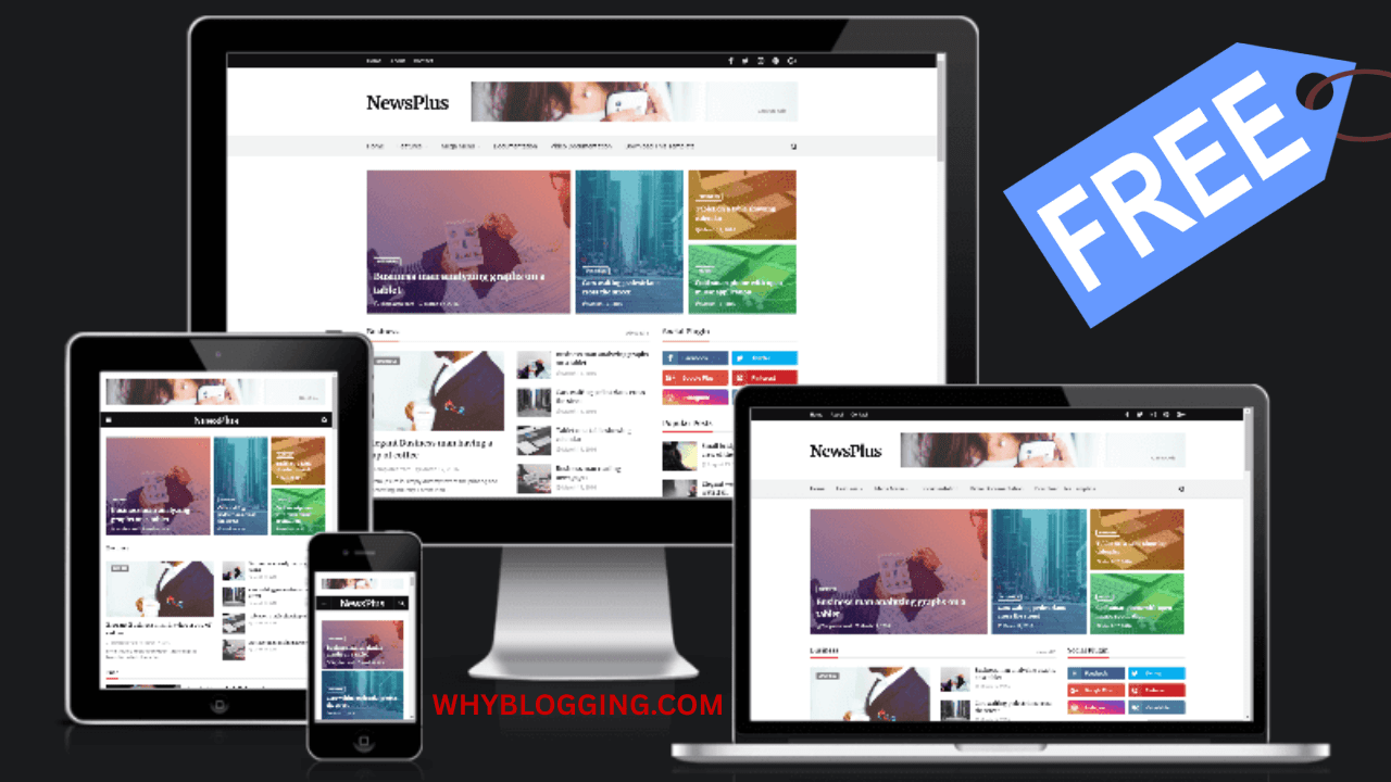 newsplus blogger template