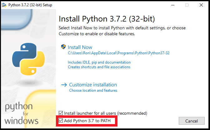 Python Install