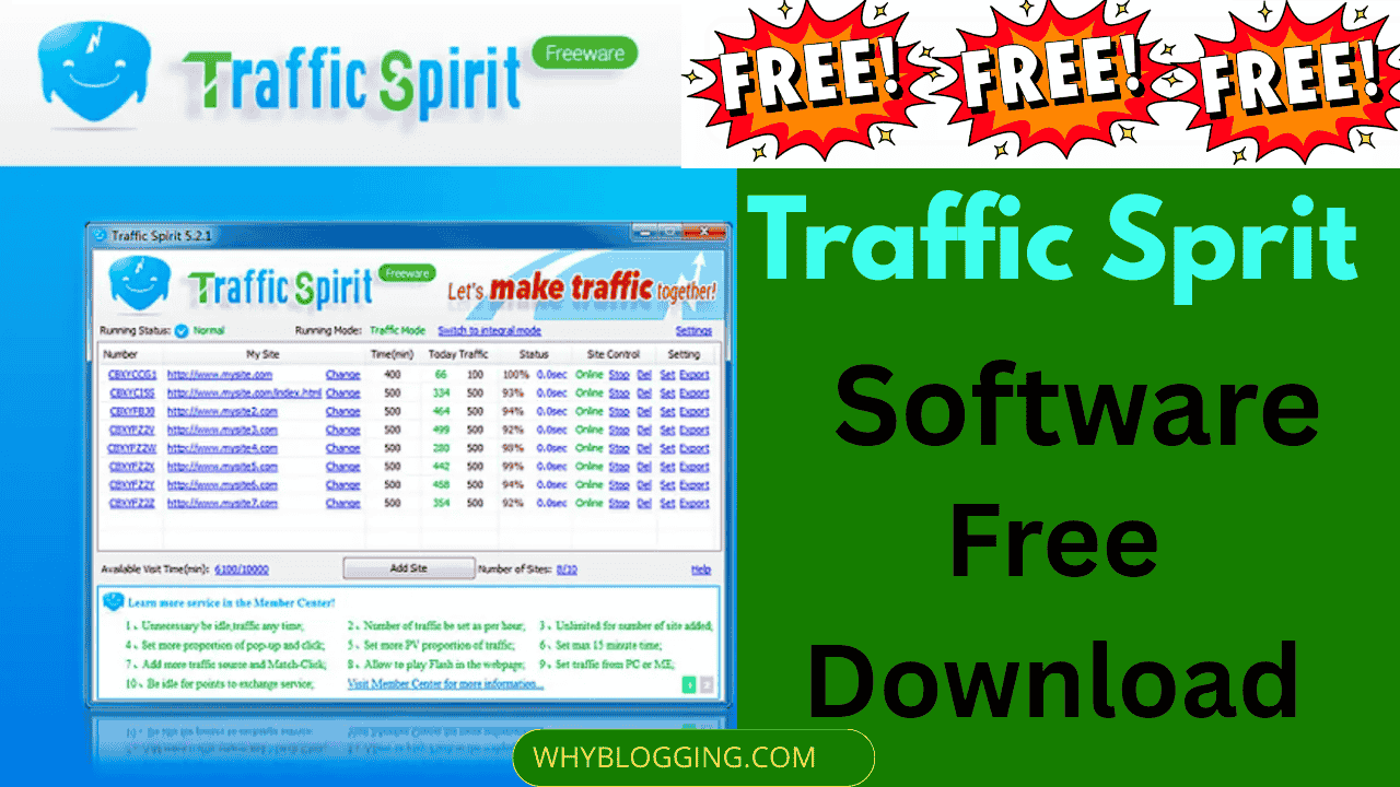 Traffic Spirit softwere Free